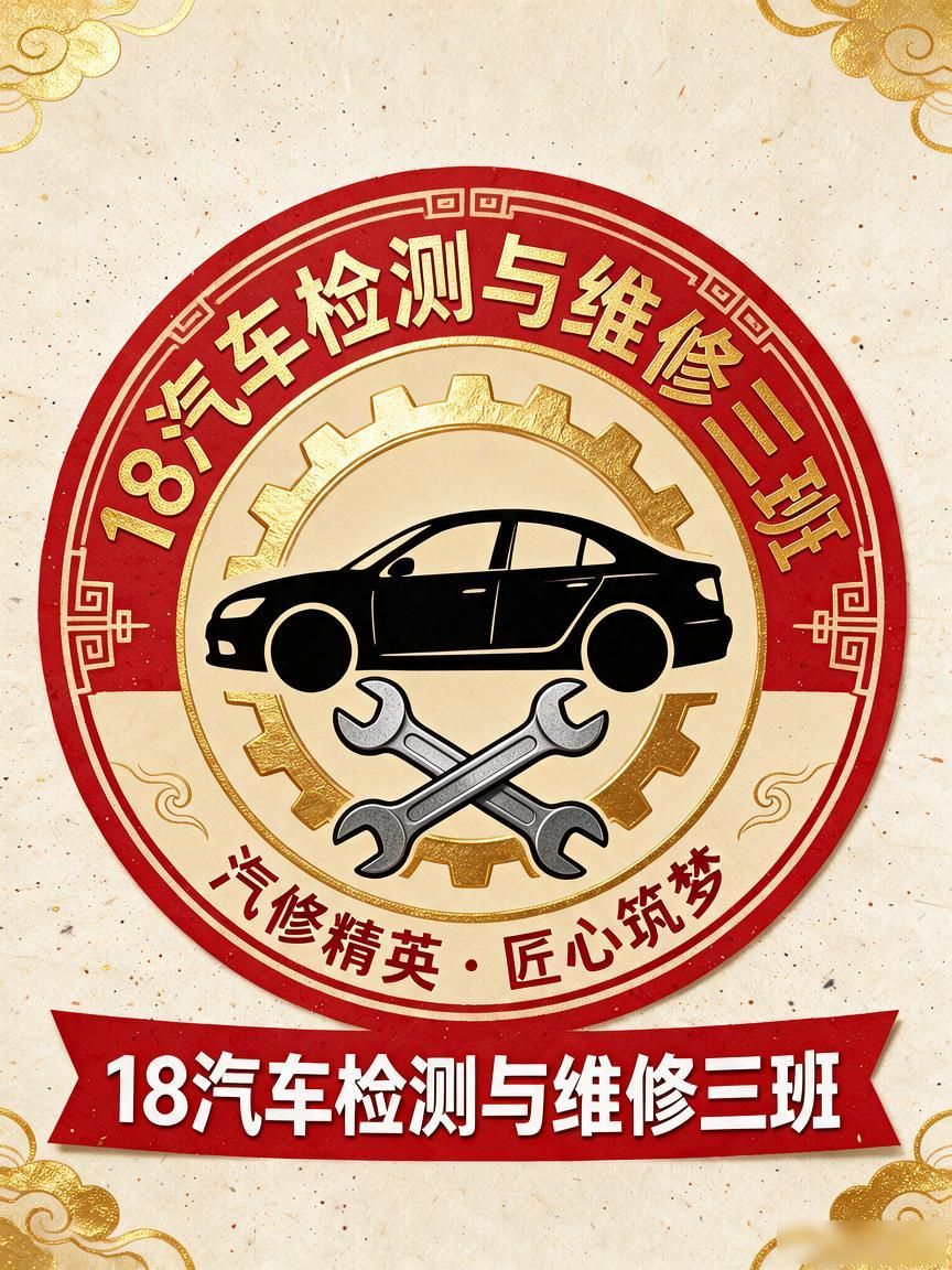 大学汽车修理班旗定制_2班旗设计图案大全_汽车修理专业班旗设计模板