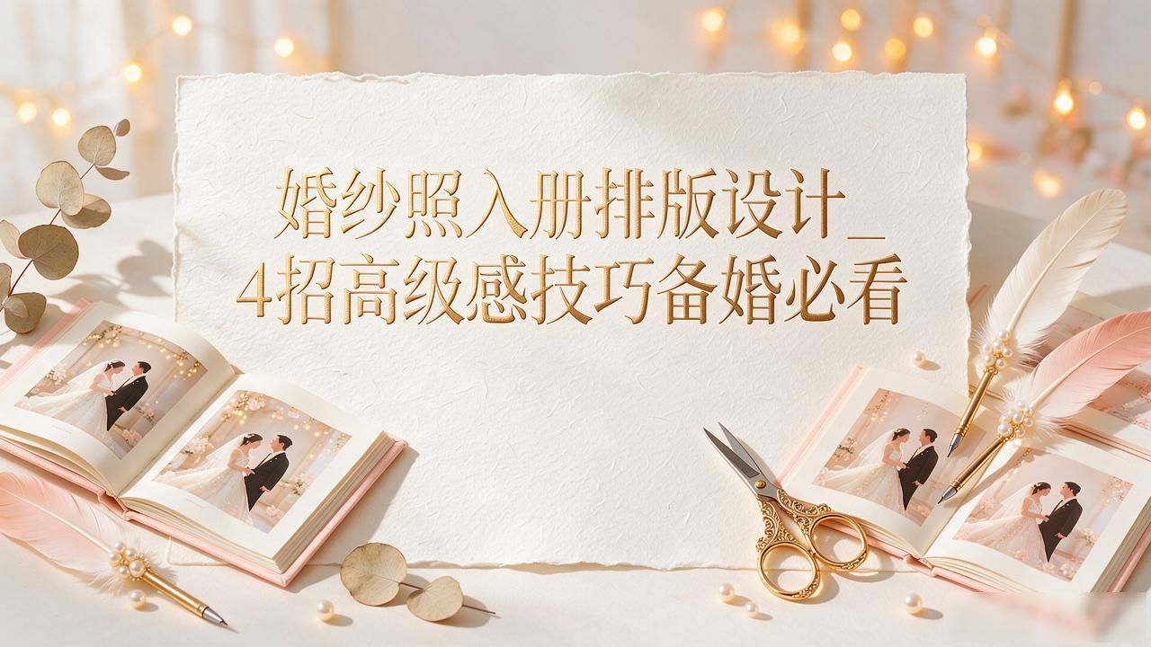 婚纱照排版技巧_高级婚纱照相册设计_婚纱照入册排版设计