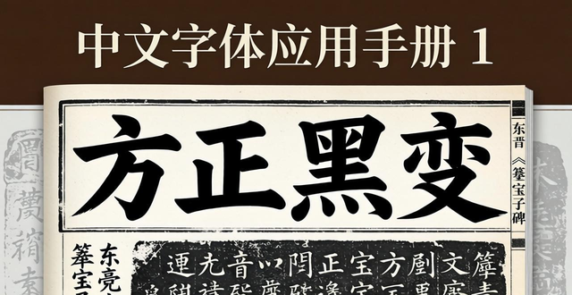 中文字体应用手册Ⅰ 杨林青 方正字库创意字体_创意字体排版设计