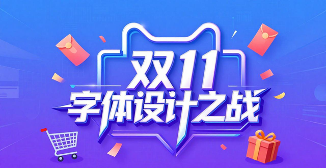 创意字体排版设计_天猫双11海报设计_天猫双11国货品牌海报分析