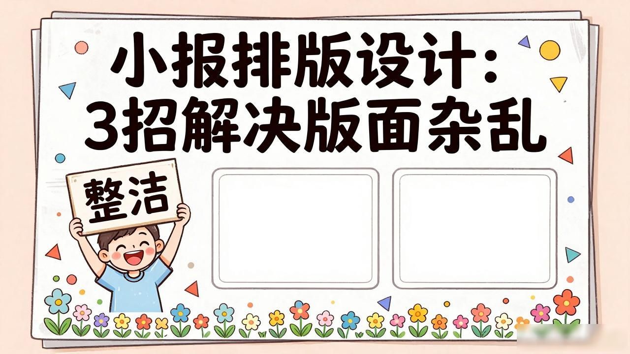 手抄报版面设计方法_手抄报设计排版技巧_小报排版设计