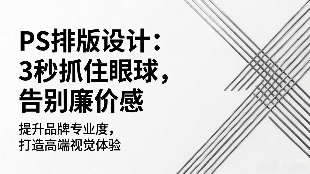 ps排版技巧_亲密性对齐对比原则_ps排版设计