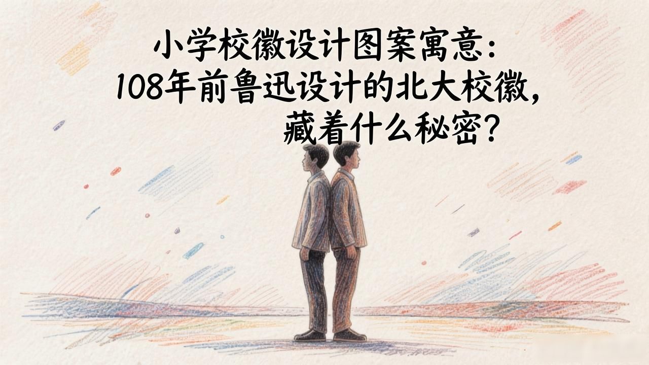 小学校徽设计图案寓意_北大校徽三层寓意_北大校徽鲁迅设计