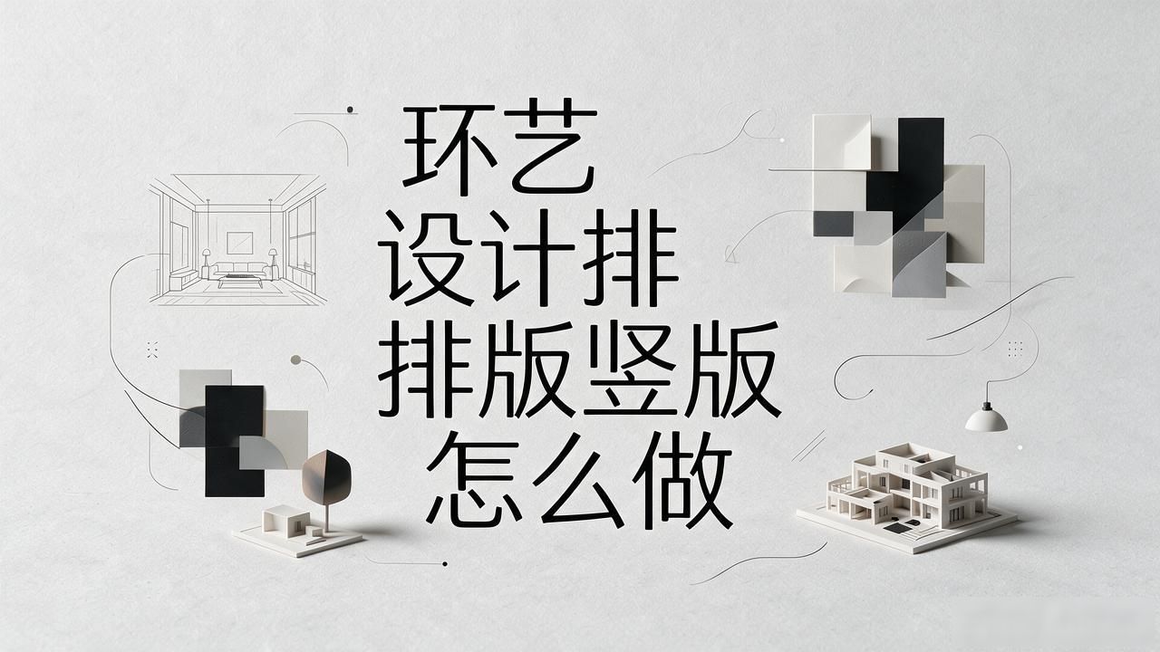 环艺设计排版竖版_作品集封面风格选择_作品集封面设计