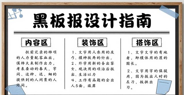 黑板报设计方法_黑板报设计准备工作_黑板报排版设计注意什么