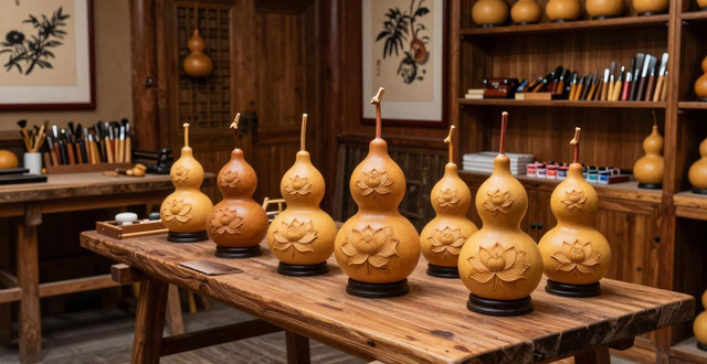 葫芦雕刻工艺步骤_葫芦设计图案大全_青岛傅家葫芦工艺坊