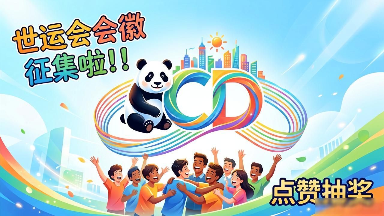 成都世运会候选会徽推荐_运动会会徽设计图案大全_成都2025年世界运动会会徽点赞活动