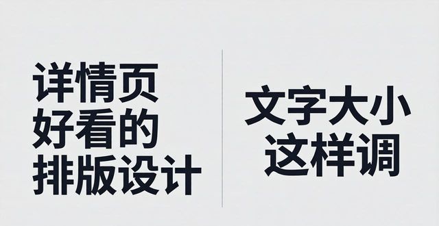 好看的排版设计_电商详情页文字排版_详情页首图文字排版技巧
