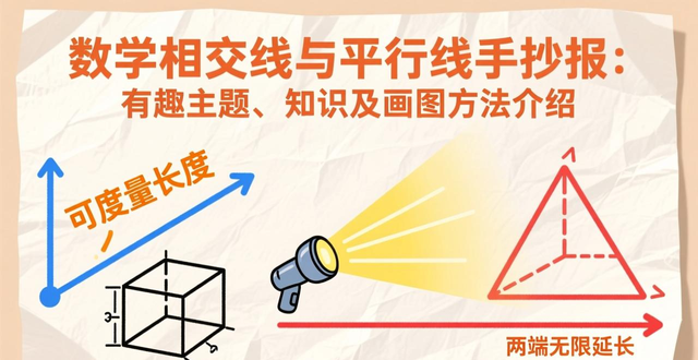 数学手抄报设计图案_数学相交线与平行线手抄报_相交线与平行线乐园手抄报