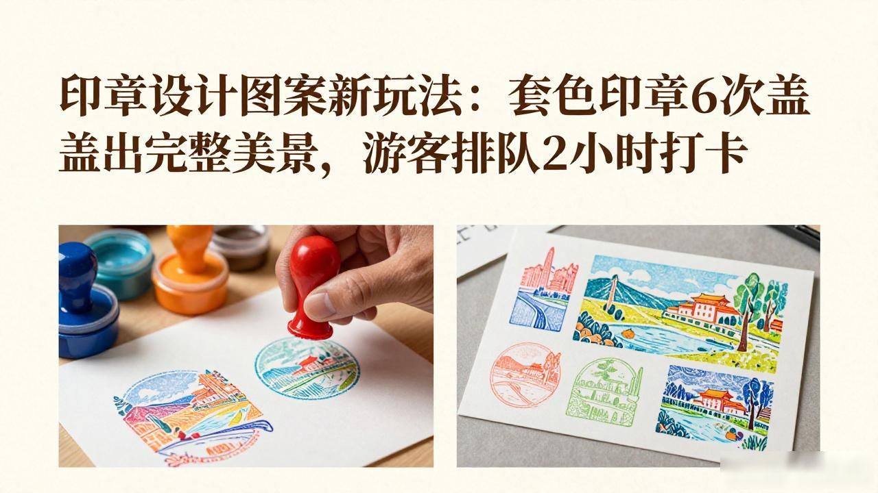 印章设计图案_山塘街套色印章排队两小时_苏州套色印章打卡