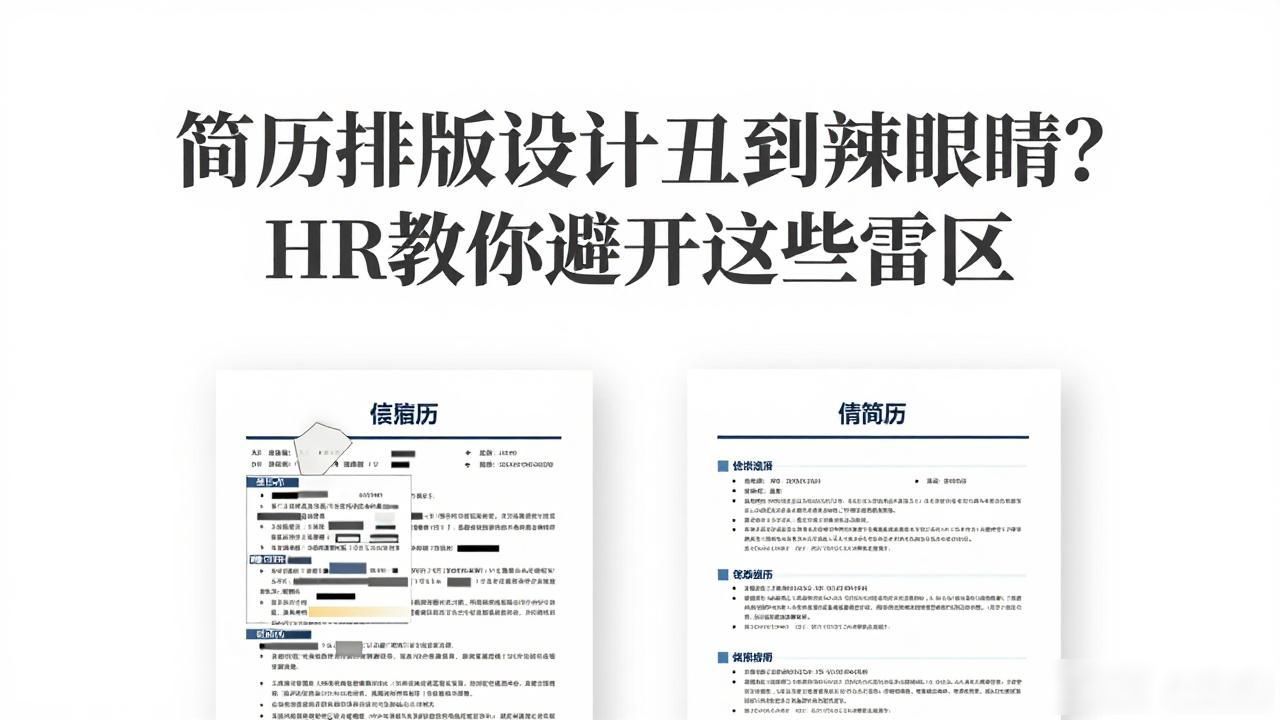 HR视角下的简历优化_简历排版设计_简历制作技巧