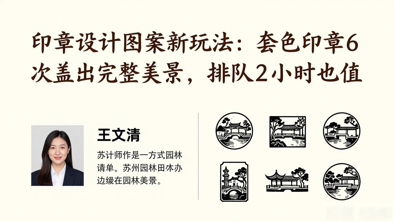 印章设计图案_山塘街套色印章排队两小时_苏州套色印章打卡