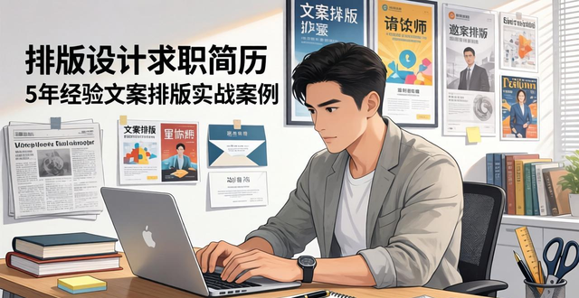 排版设计经验5年_文案排版设计_平面设计工作经历