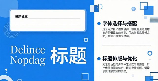 标题设计排版_标题排版_字体类型