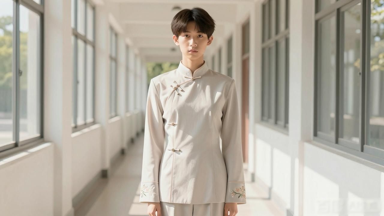 不催人的体面_学生会会服设计图案_中式校园战袍