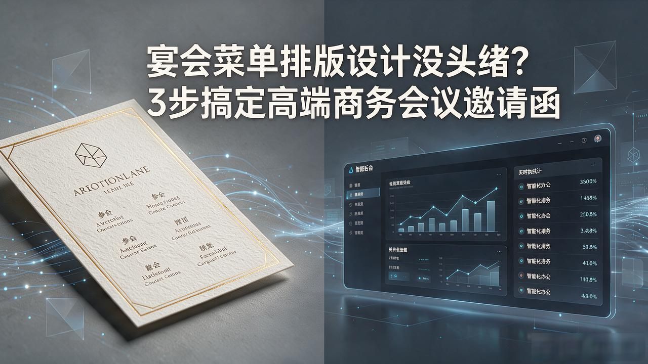 电子请柬平台测评_宴会菜单排版设计_商务会议电子邀请函排版规范