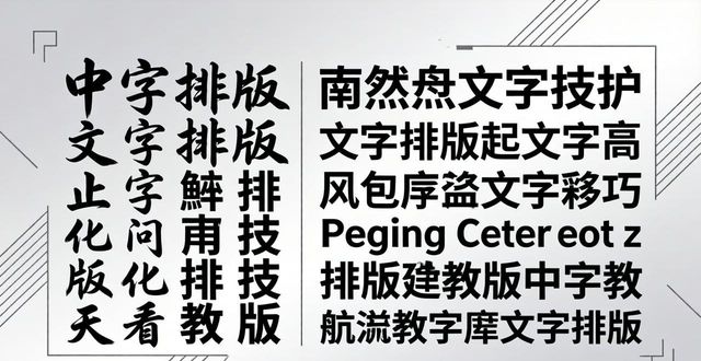 标题文字排版技巧_标题设计排版_横竖编排组合设计