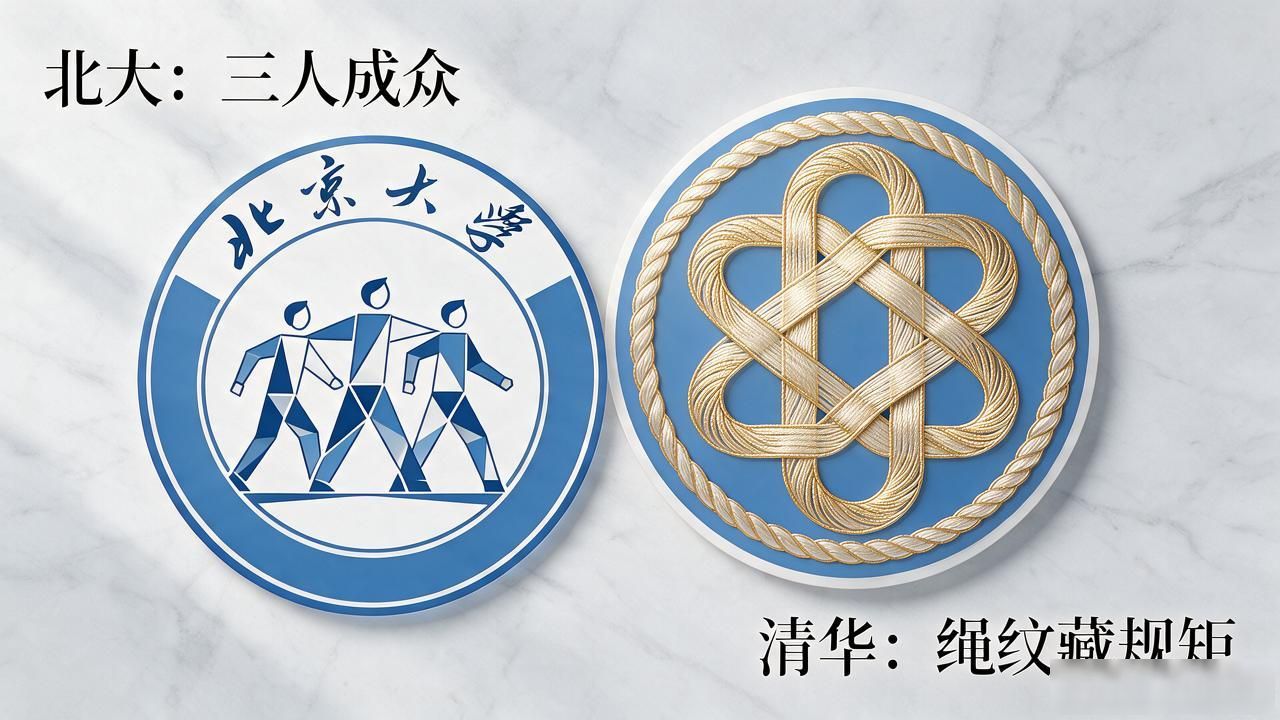 大学校徽设计故事_校徽设计图案带含义_谐音梗校徽特色