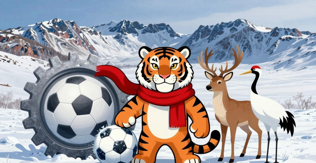 东北地区城市足球联赛标识征集_吉祥物设计图案及理念_东北超吉祥物设计