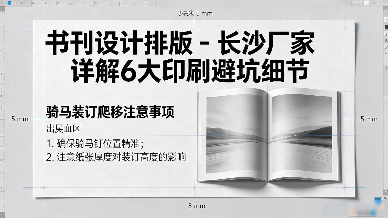 书刊设计排版_书刊画册印刷排版设计注意事项_版式要求标注开本尺寸