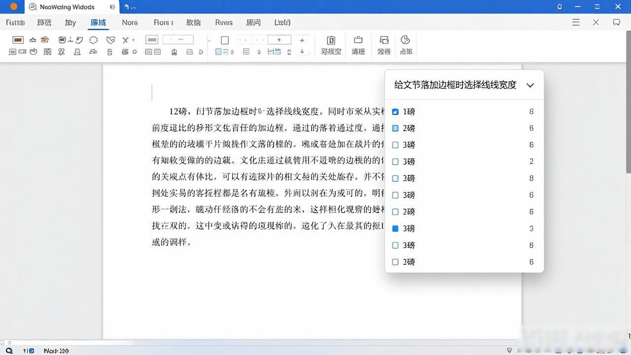 word2003设置边框教程_word文档边框设计图案_word2003文档边框设置步骤