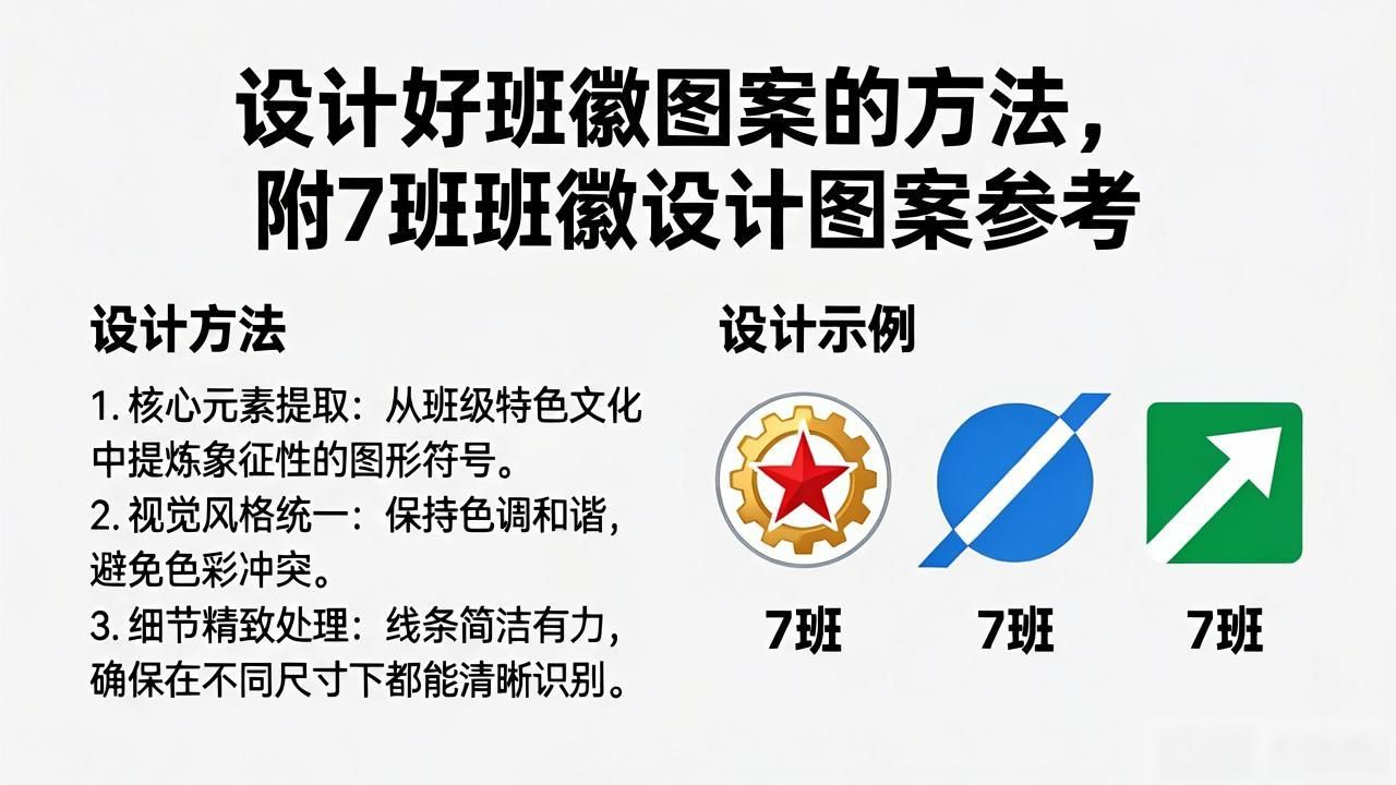 如何设计一个好班徽_7班班徽设计图案大全_班徽设计图案大全