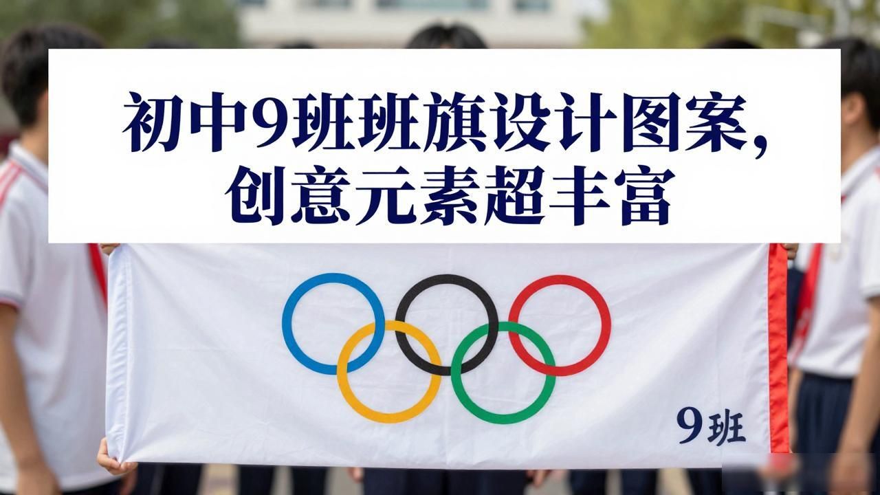 9班班旗设计图案大全_H0508X 桃园市一中初2046届9班宇航员元素班徽图案设计及寓意_初中学生9班宇航员元素班徽图案设计及寓意