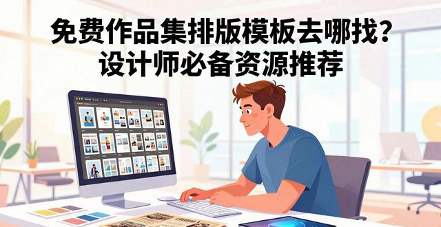 免费作品集模版哪里找_作品集排版设计模板_即时设计作品集模版